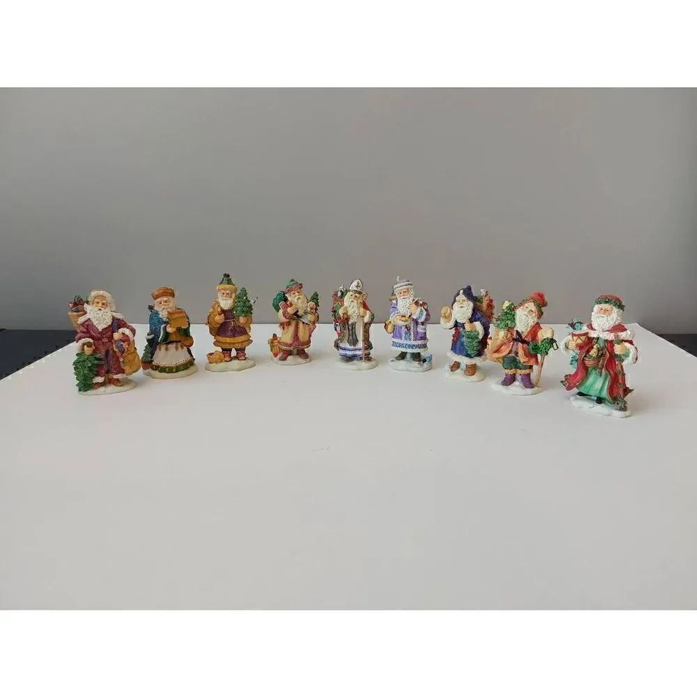 Katherine Stevenson Old World Santas Lot of Nine